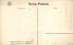 VINTAGE POSTCARD Memling Carried Of Barbara De Vlanderbergh