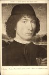 VINTAGE POSTCARD Antwerp Royal Museum Of Beautiful arts Memling Portrait of Nicolas di Sfarzore Spinelli