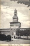 VINTAGE POSTCARD Milano Torre Del Filarete