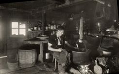 CPM Alphutte Im Berner Oberland Sennerel Mit Feuergrube 