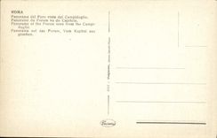 CPA Roma Panorama Del Foro Visto Dal Campidoglio