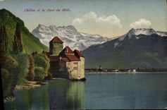 CPA Chillon Et La Dent Du Midi