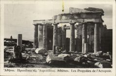 VINTAGE POSTCARD Athens Propylees Of the Acropolis