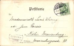 VINTAGE POSTCARD Wiesbaden Neroberg Haus