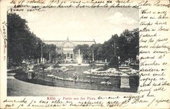 Flora dejada Koln de Aus DER de la POSTAL de la VENDIMIA