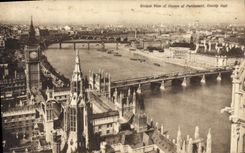 CPA London Unique view of houses of Parliament County hall