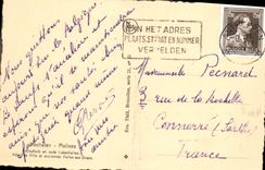 VINTAGE POSTCARD Mechelen Malignant
