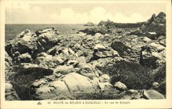 VINTAGE POSTCARD Route of Candle has Djidjelli For Djidjelli