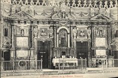 CPA Sevilla Interior de la Catedral Trascoro