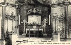 CPA Montserrat Interior de la Cueva de la Virgen