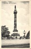 Columna de Bruselas de la POSTAL de la VENDIMIA de Gongres