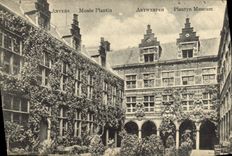 Museo de Amberes Plantin de la POSTAL de la VENDIMIA