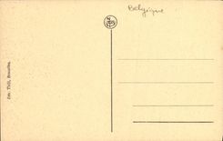 VINTAGE POSTCARD Interior Bubble of Castle the tower of the fatal Explosives magazine At the bottom and machicolation