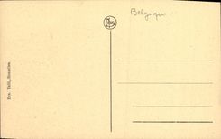 VINTAGE POSTCARD Interior Bubble of the Castle Old main staircase Louis XV