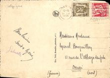 VINTAGE POSTCARD Namur Kursaal and boats for tourists