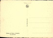 VINTAGE POSTCARD Namur Castle Citadel Panoramic View