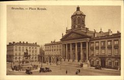 CPA Bruxelles Place Royale