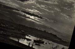 MODERN CARD Genova Panorama LED Oporto Notturno Boats