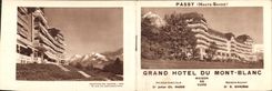Carnet de vues Passy Grand Hotel du mont Blanc