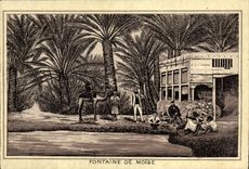 VINTAGE POSTCARD Egypt Fountain Of Brace