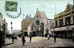 VINTAGE POSTCARD Lyon the place of Cordeliers