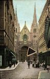 VINTAGE POSTCARD Lyon the Church St Nizier