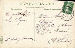 VINTAGE POSTCARD Lyon the Church St Nizier