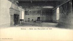 CPA Chillon salle des Chevaliers en 1439