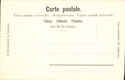 VINTAGE POSTCARD Castle De Chillon Court And Main staircase