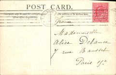 POSTAL Londres de la VENDIMIA la torre apagado de la señal del puente de Towre