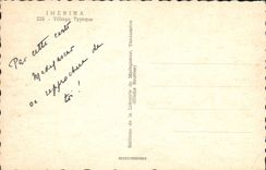 MODERN CARD Typical Imerina Village