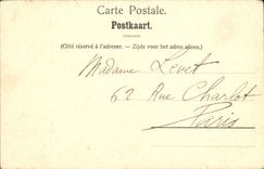 VINTAGE POSTCARD Tournai Porch of the Cathedral Places eveche