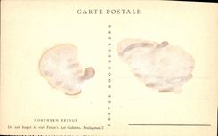 VINTAGE POSTCARD Northern bridge