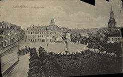 VINTAGE POSTCARD Saarbrucken Sclobplate
