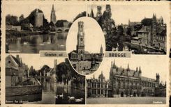 VINTAGE POSTCARD Brugge