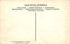 VINTAGE POSTCARD Bellotto Seen of the Place saint Marc Museum of Lille