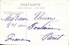 VINTAGE POSTCARD Swiss Jungfrau