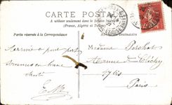 CPA Geneve Hotel des Postes et rue du Mont Blanc