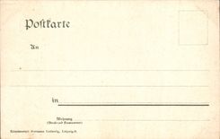 VINTAGE POSTCARD Karlsruhe Parthie im Schlosspark