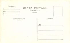 POSTAL Bruselas de la VENDIMIA la iglesia de la arena fina