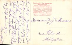 VINTAGE POSTCARD Funf Generationen