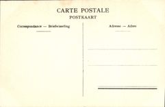 VINTAGE POSTCARD Borders of the Meuse Bouvigne and Ruines of Bad cold Heart