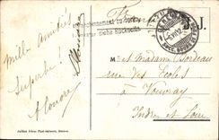 VINTAGE POSTCARD Geneva the Large Quay