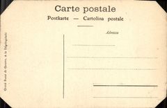 VINTAGE POSTCARD Geneva Post office building Street of Mont Blanc