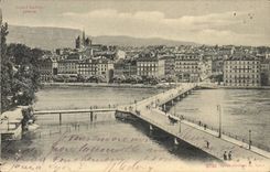 VINTAGE POSTCARD Swiss Large Saleve
