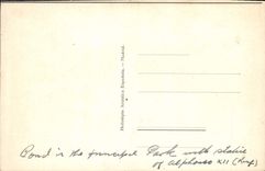 VINTAGE POSTCARD Madrid Estanque del Retiro