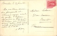 VINTAGE POSTCARD Madrid Entrade of Gran Via