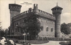 VINTAGE POSTCARD Torino Castello Medieval