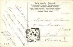 VINTAGE POSTCARD Torino Piazza Dello Statuto Monumento LED Frejus