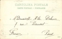 VINTAGE POSTCARD a saluto da San Remo